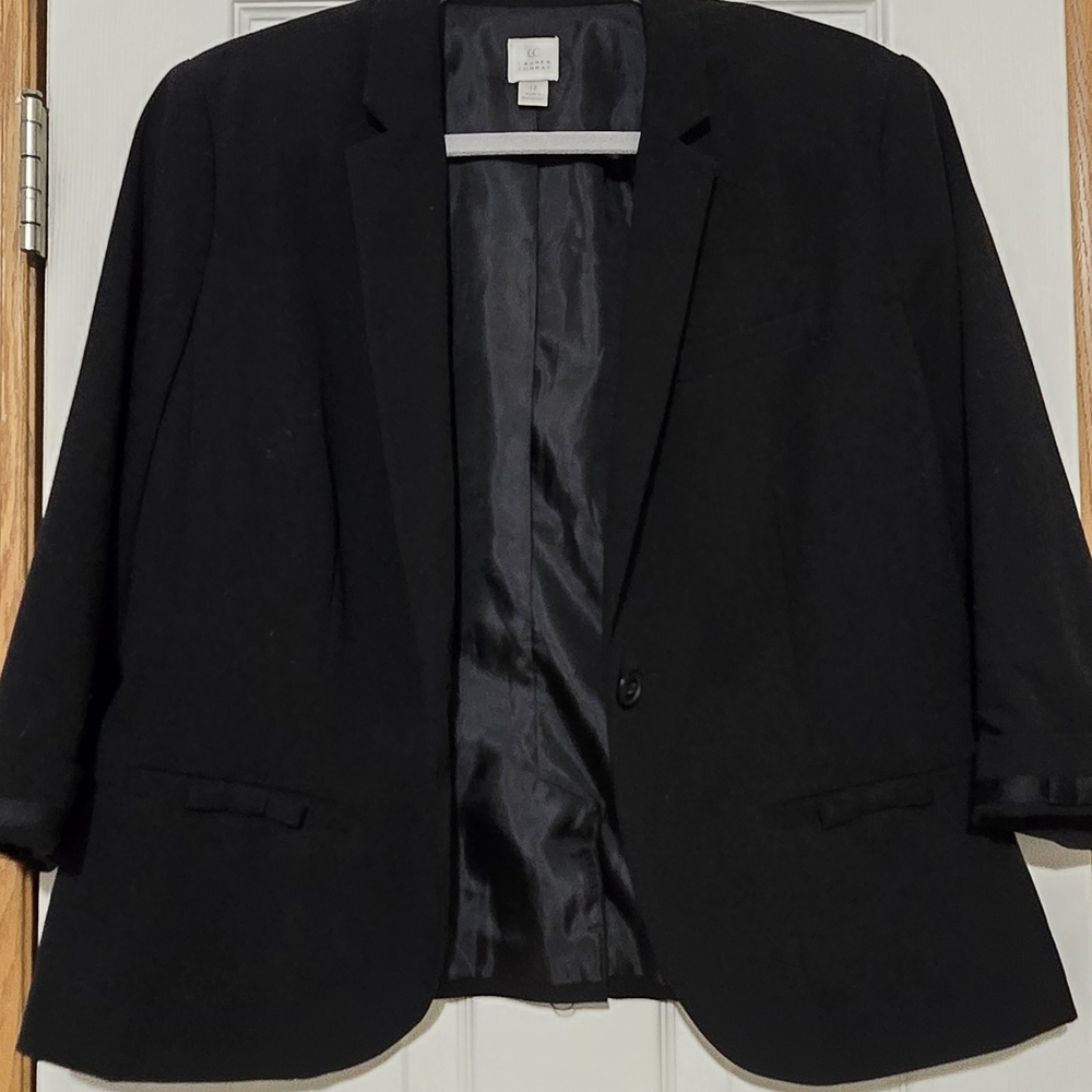 LC Lauren Conrad Charcoal Blazer